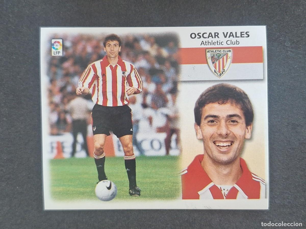 Cromos de f&uacute;tbol: L5 OSCAR VALES ATHLETIC CLUB DE BILBAO COLOCA LIGA ESTE 1999 2000 99 00 NUNCA PEGADO SIN PEGAR