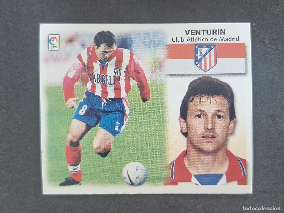 Cromos de f&uacute;tbol: L5 VENTURIN ATLETICO DE MADRID COLOCA LIGA ESTE 1999 2000 99 00 NUNCA PEGADO SIN PEGAR
