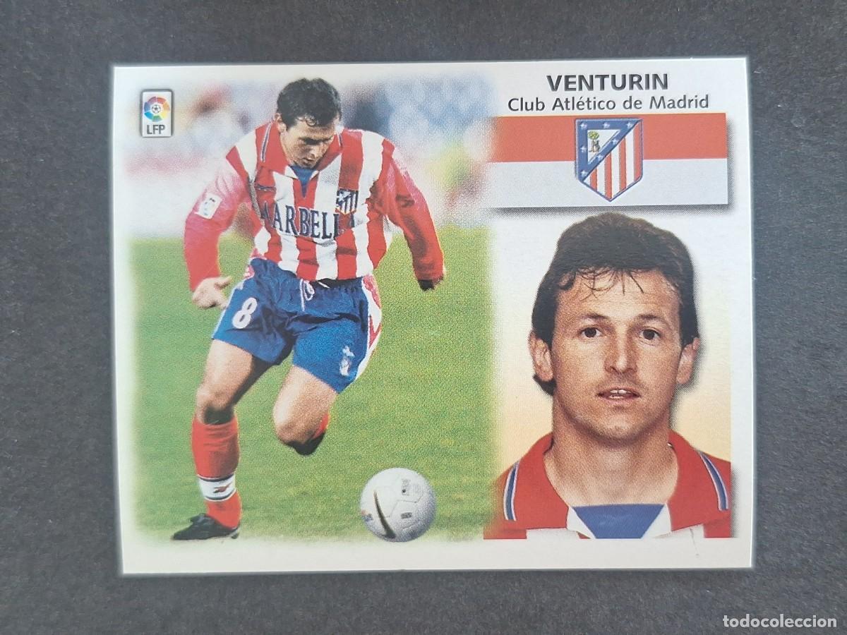 Cromos de f&uacute;tbol: L5 VENTURIN ATLETICO DE MADRID COLOCA LIGA ESTE 1999 2000 99 00 NUNCA PEGADO SIN PEGAR