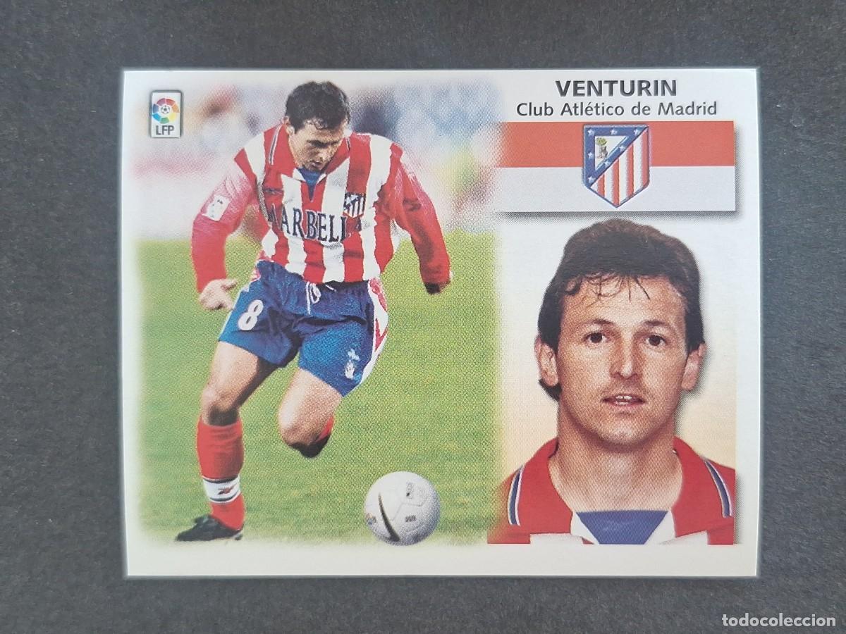 Cromos de f&uacute;tbol: L5 VENTURIN ATLETICO DE MADRID COLOCA LIGA ESTE 1999 2000 99 00 NUNCA PEGADO SIN PEGAR