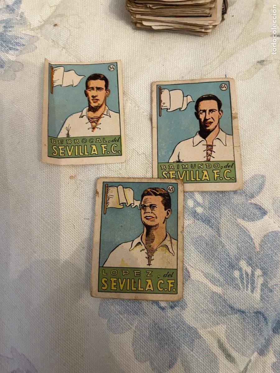 Cromos de f&uacute;tbol: sevilla-raimundo-lopez yberrocal y betis inchausti a&ntilde;os 40 se venden sueltos