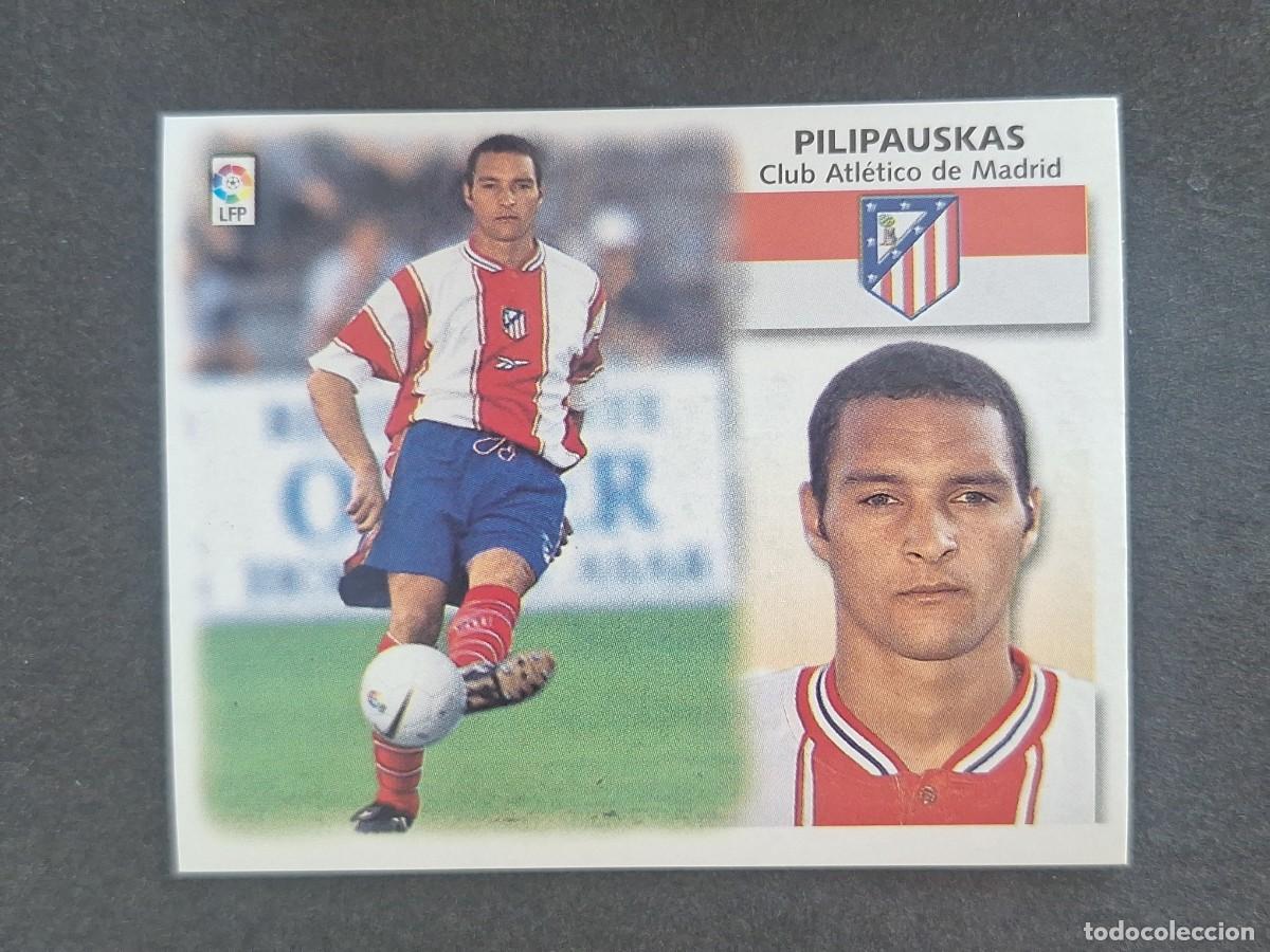 Fu&szlig;ball-Sticker: L5 PILIPAUSKAS ATLETICO DE MADRID COLOCA LIGA ESTE 1999 2000 99 00 NUNCA PEGADO SIN PEGAR