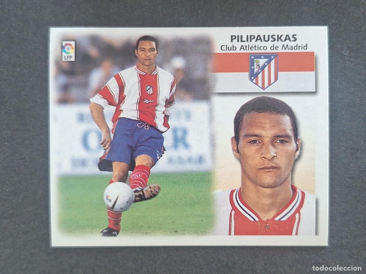 Fu&szlig;ball-Sticker: L5 PILIPAUSKAS ATLETICO DE MADRID COLOCA LIGA ESTE 1999 2000 99 00 NUNCA PEGADO SIN PEGAR