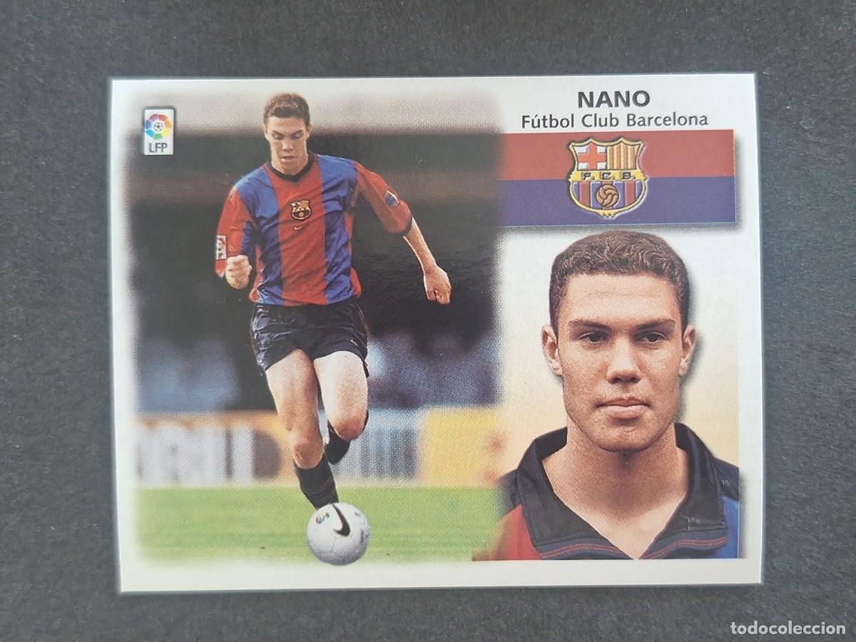 Cromos de f&uacute;tbol: L5 NANO F. C. BARCELONA COLOCA LIGA ESTE 1999 2000 99 00 NUNCA PEGADO SIN PEGAR