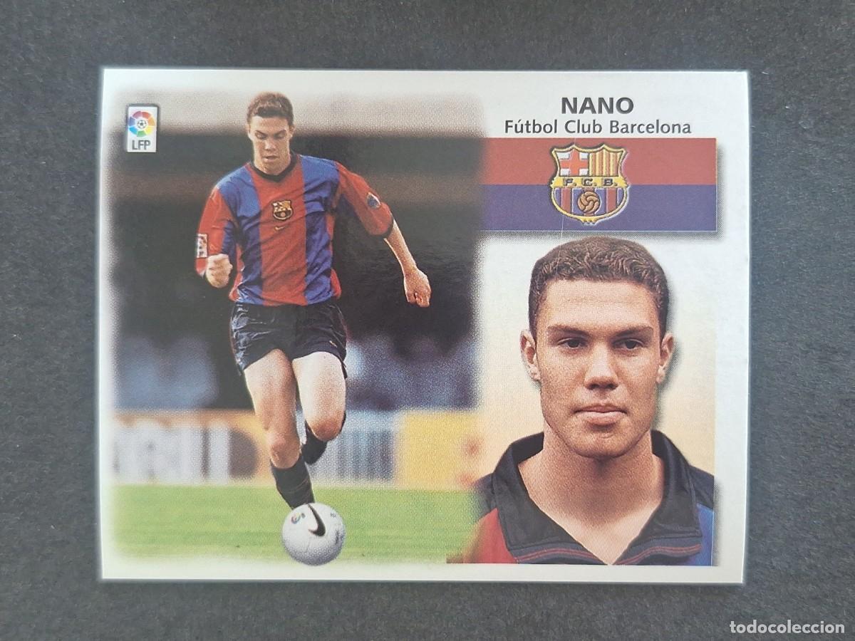Cromos de f&uacute;tbol: L5 NANO F. C. BARCELONA COLOCA LIGA ESTE 1999 2000 99 00 NUNCA PEGADO SIN PEGAR