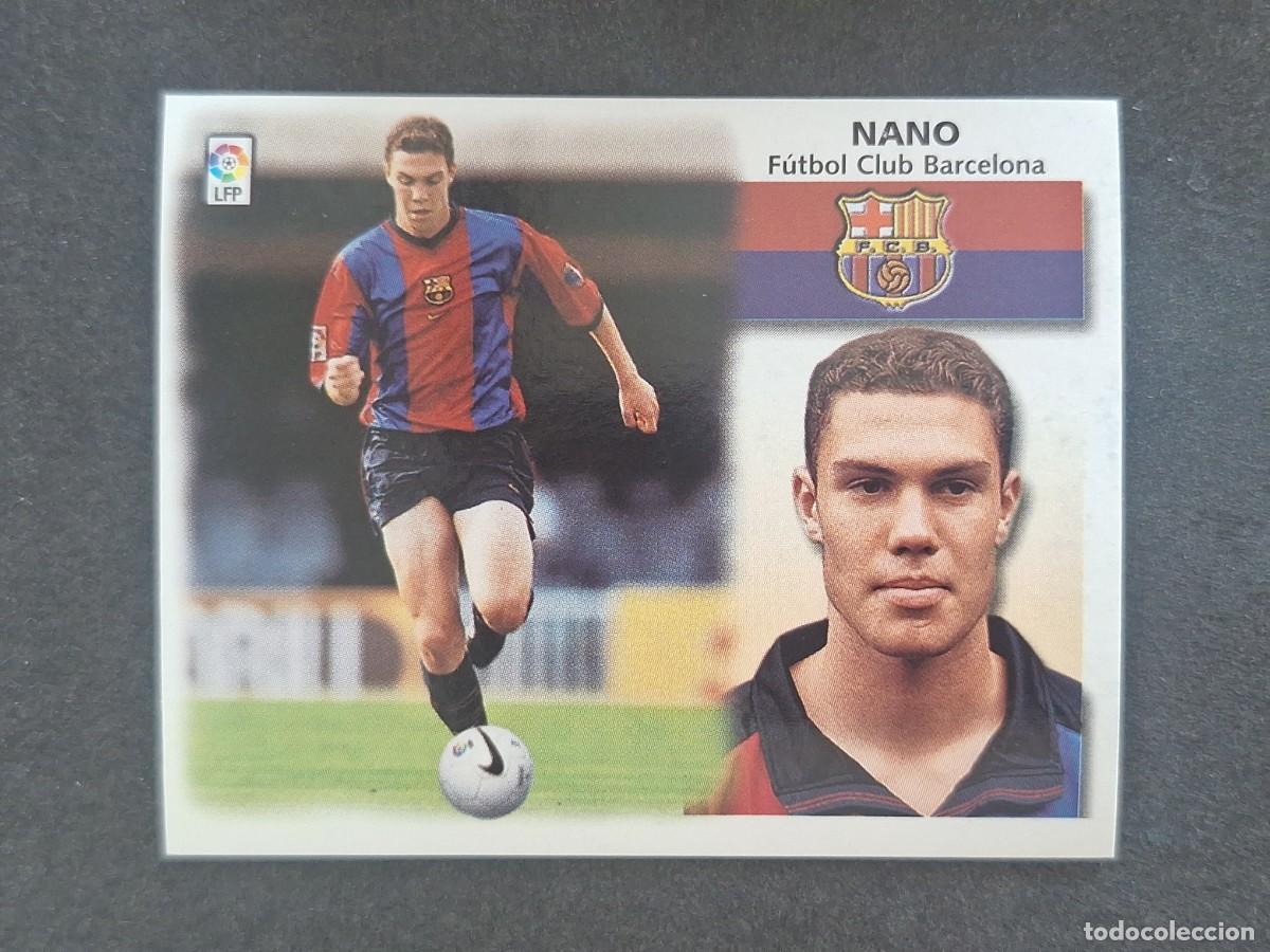 Cromos de f&uacute;tbol: L5 NANO F. C. BARCELONA COLOCA LIGA ESTE 1999 2000 99 00 NUNCA PEGADO SIN PEGAR