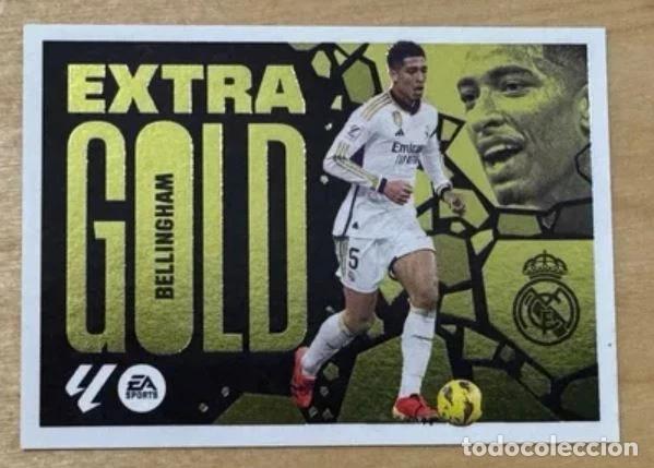 Cartes &agrave; collectionner de Football: Jude Bellingham Extra Gold Real Madrid Panini Liga Esta 2024 2025