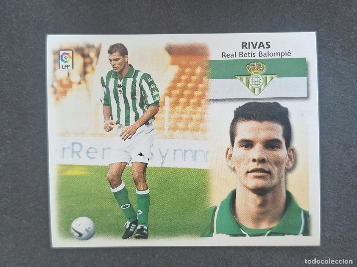 Cromos de f&uacute;tbol: L5 RIVAS REAL BETIS BALOMPIE COLOCA LIGA ESTE 1999 2000 99 00 NUNCA PEGADO SIN PEGAR