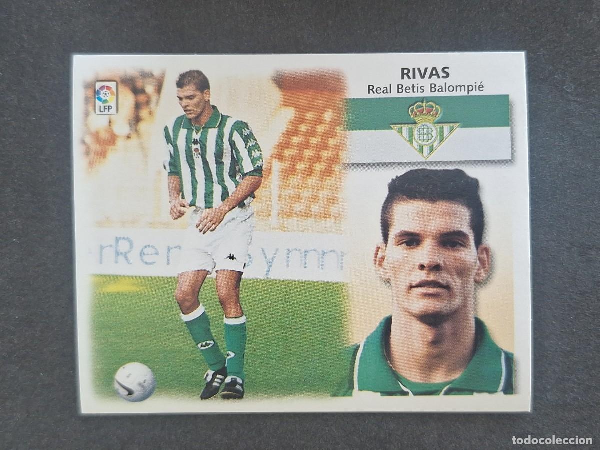 Cromos de f&uacute;tbol: L5 RIVAS REAL BETIS BALOMPIE COLOCA LIGA ESTE 1999 2000 99 00 NUNCA PEGADO SIN PEGAR