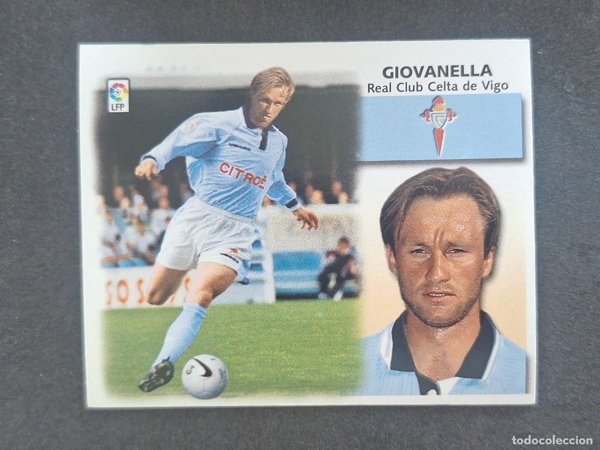 Cromos de f&uacute;tbol: L5 GIOVANELLA CELTA DE VIGO COLOCA LIGA ESTE 1999 2000 99 00 NUNCA PEGADO SIN PEGAR