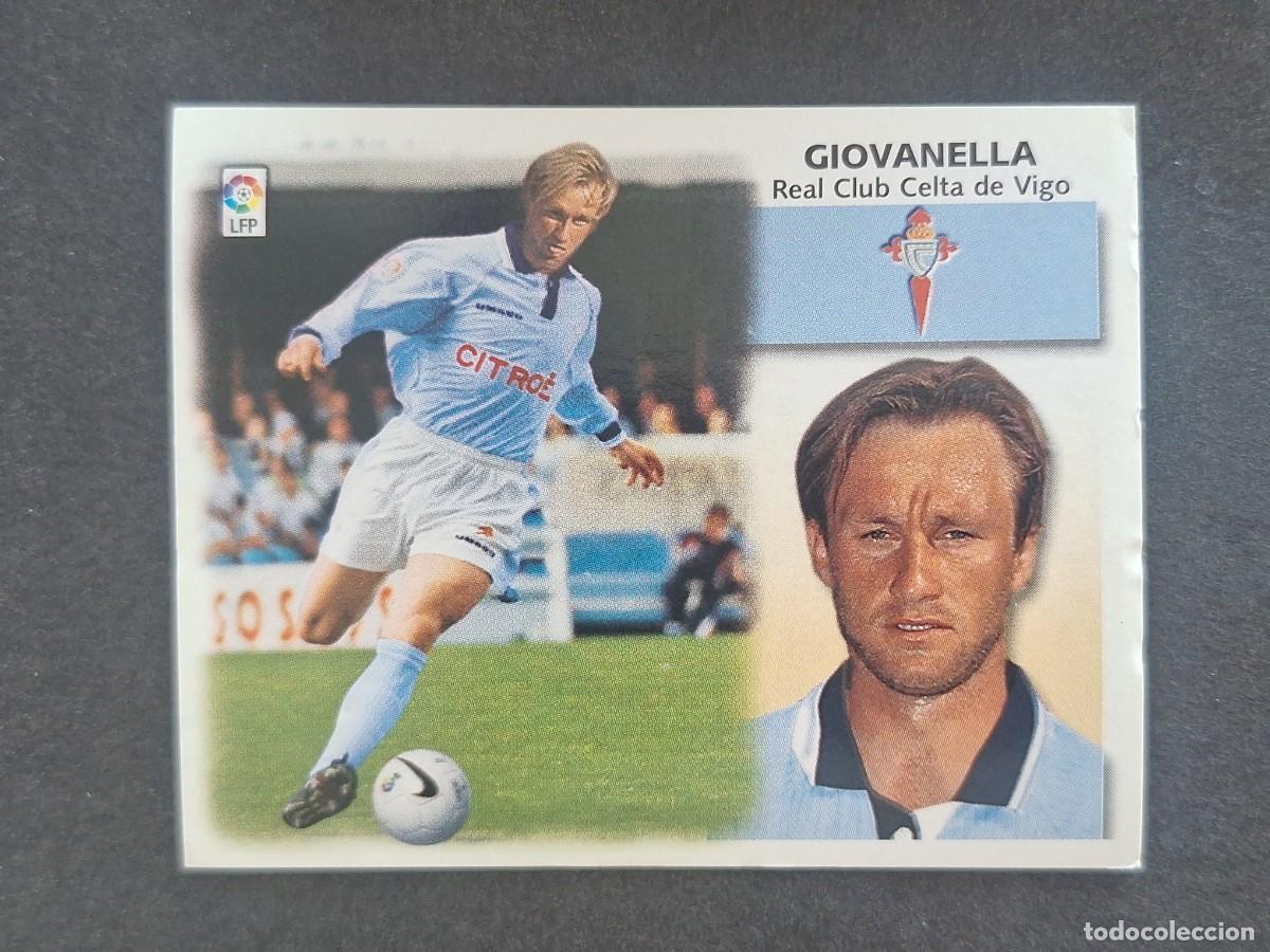 Cromos de f&uacute;tbol: L5 GIOVANELLA CELTA DE VIGO COLOCA LIGA ESTE 1999 2000 99 00 NUNCA PEGADO SIN PEGAR