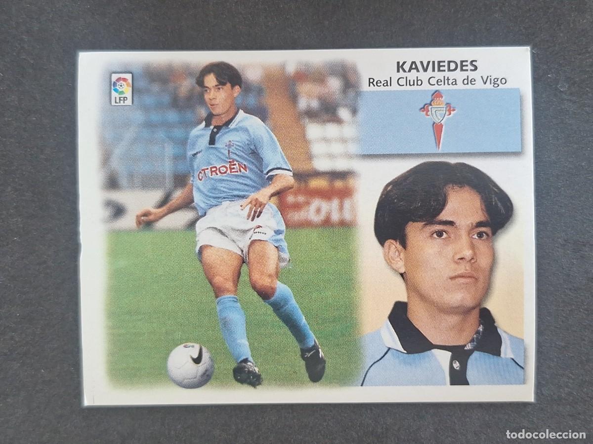 Cromos de f&uacute;tbol: L5 KAVIEDES CELTA DE VIGO COLOCA LIGA ESTE 1999 2000 99 00 NUNCA PEGADO SIN PEGAR