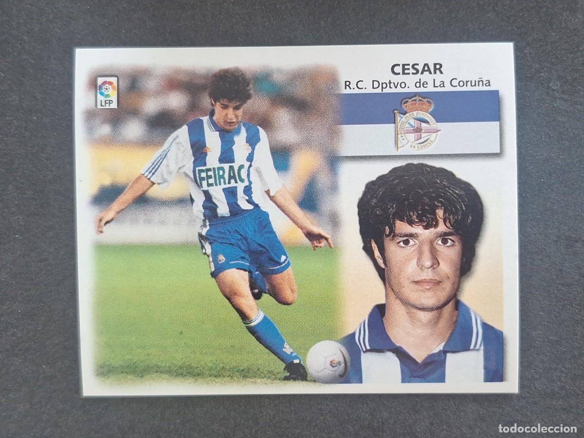Cartes &agrave; collectionner de Football: L5 CESAR DEPORTIVO DE LA CORU&Ntilde;A COLOCA LIGA ESTE 1999 2000 99 00 NUNCA PEGADO SIN PEGAR