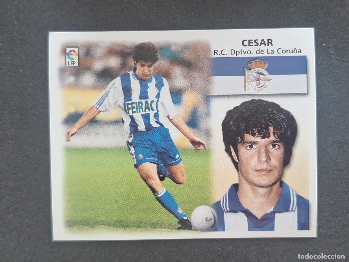 Cartes &agrave; collectionner de Football: L5 CESAR DEPORTIVO DE LA CORU&Ntilde;A COLOCA LIGA ESTE 1999 2000 99 00 NUNCA PEGADO SIN PEGAR