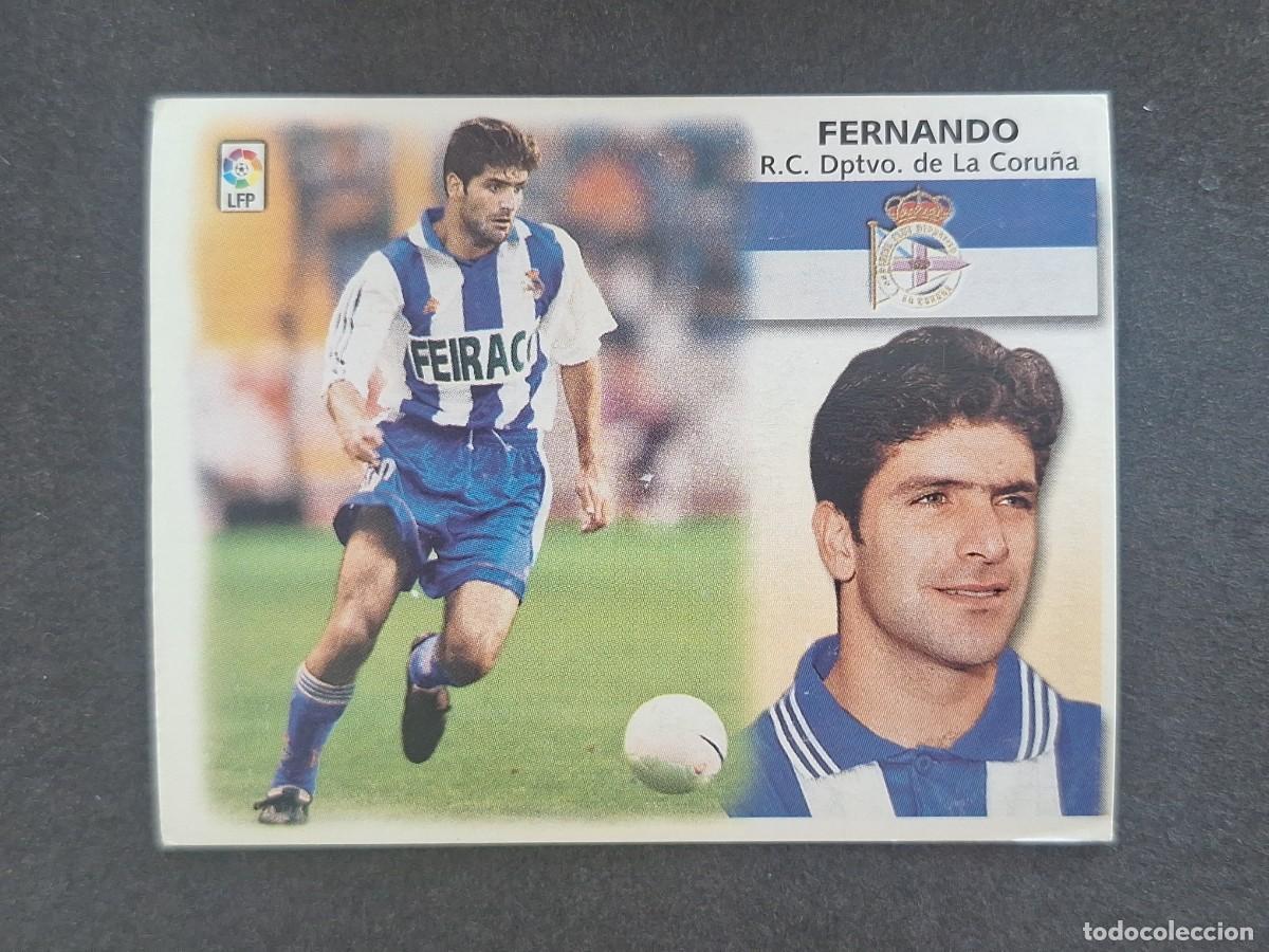 Cromos de f&uacute;tbol: L5 FERNANDO DEPORTIVO DE LA CORU&Ntilde;A COLOCA LIGA ESTE 1999 2000 99 00 NUNCA PEGADO SIN PEGAR