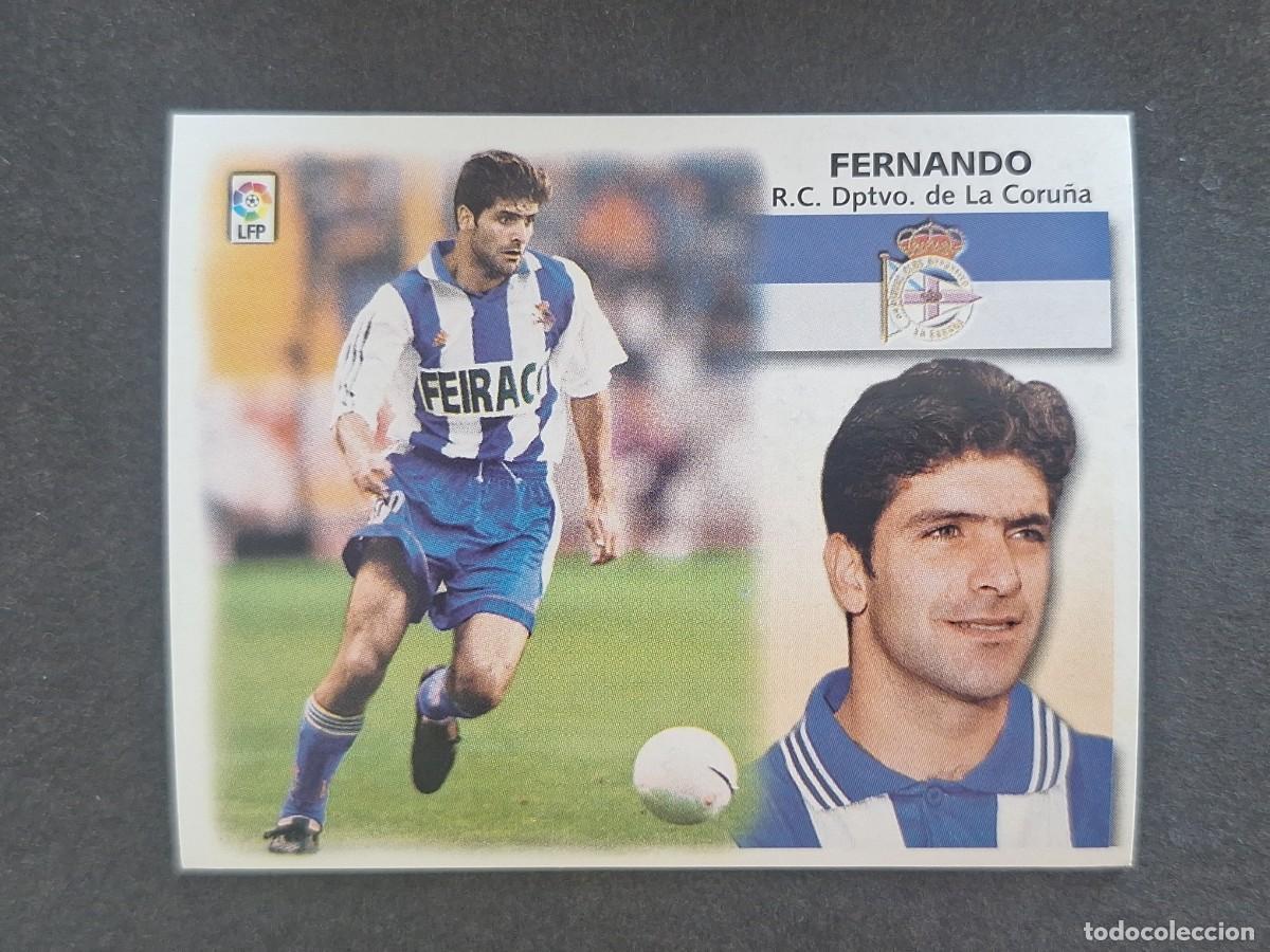 Cromos de f&uacute;tbol: L5 FERNANDO DEPORTIVO DE LA CORU&Ntilde;A COLOCA LIGA ESTE 1999 2000 99 00 NUNCA PEGADO SIN PEGAR