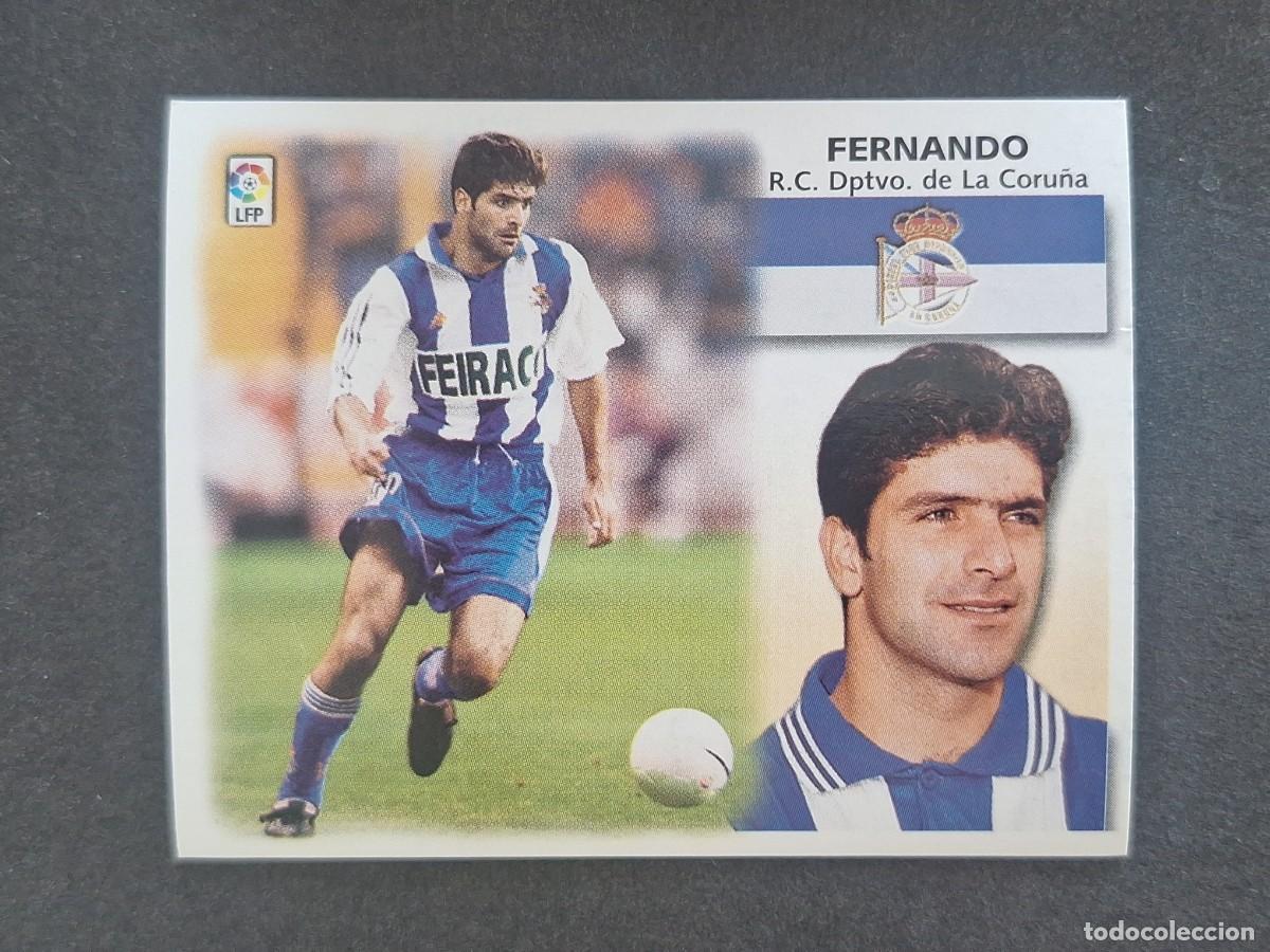 Cromos de f&uacute;tbol: L5 FERNANDO DEPORTIVO DE LA CORU&Ntilde;A COLOCA LIGA ESTE 1999 2000 99 00 NUNCA PEGADO SIN PEGAR