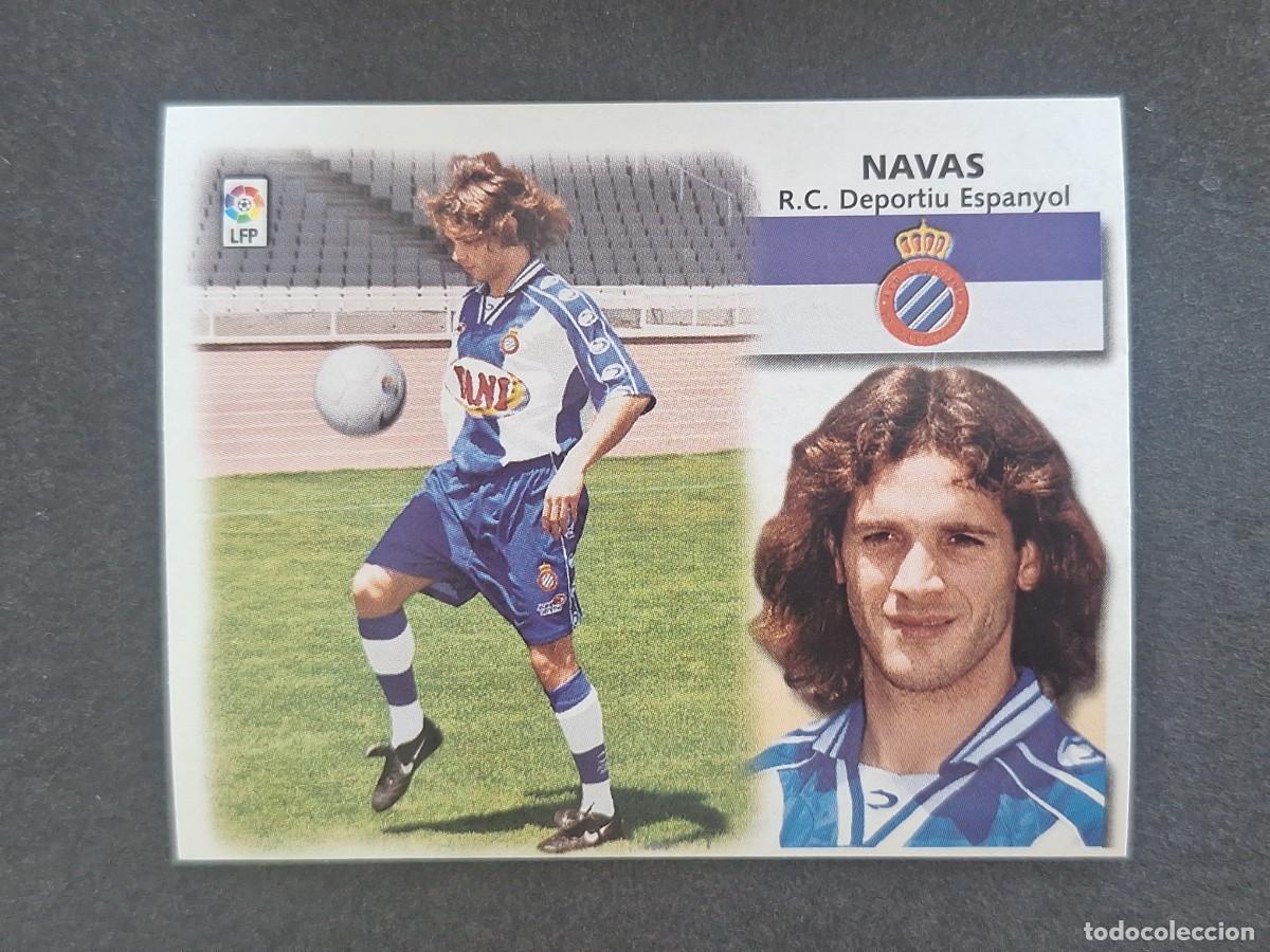 Cromos de f&uacute;tbol: L5 NAVAS R. C. D. ESPA&Ntilde;OL COLOCA LIGA ESTE 1999 2000 99 00 NUNCA PEGADO SIN PEGAR