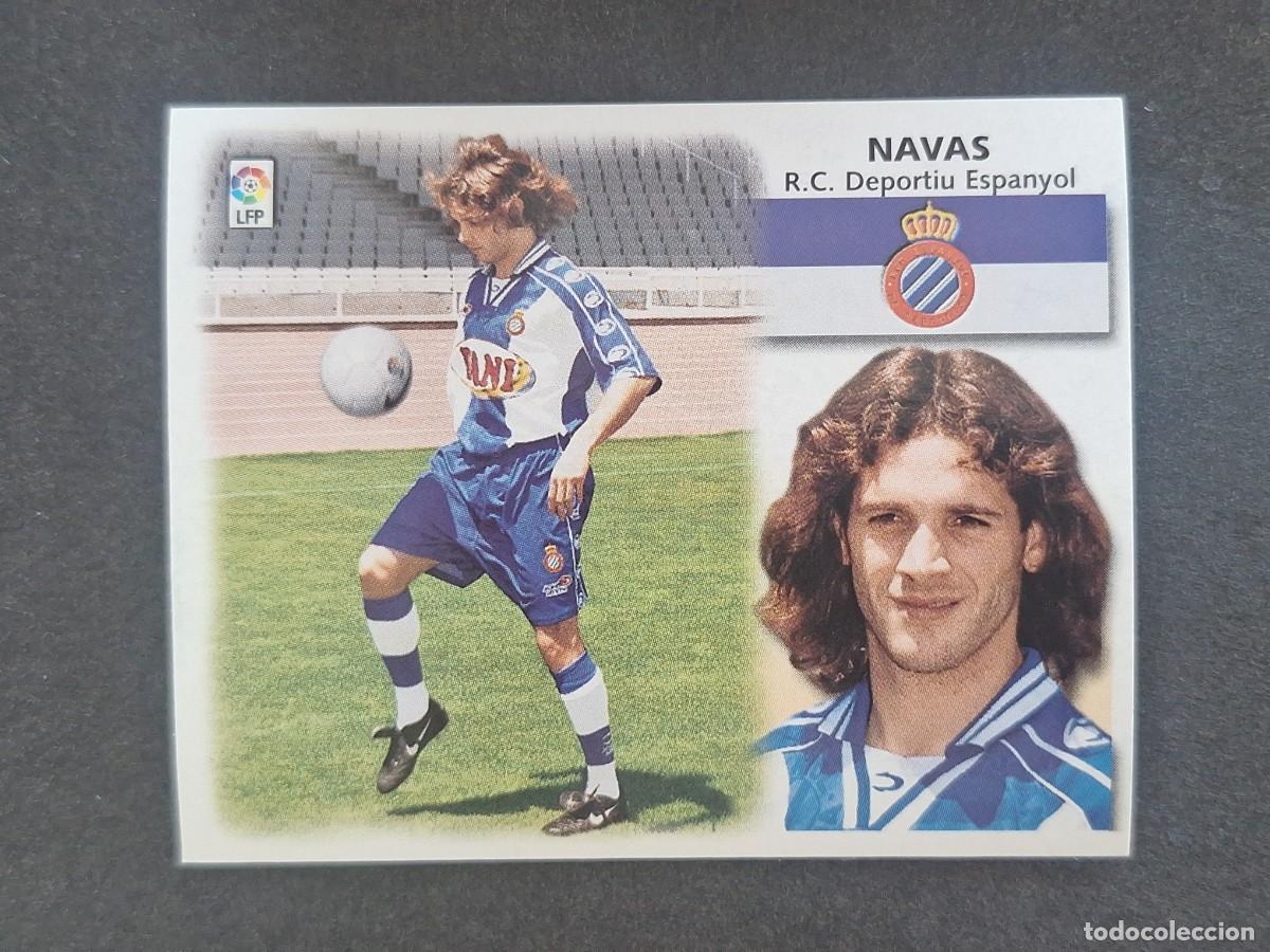 Cromos de f&uacute;tbol: L5 NAVAS R. C. D. ESPA&Ntilde;OL COLOCA LIGA ESTE 1999 2000 99 00 NUNCA PEGADO SIN PEGAR