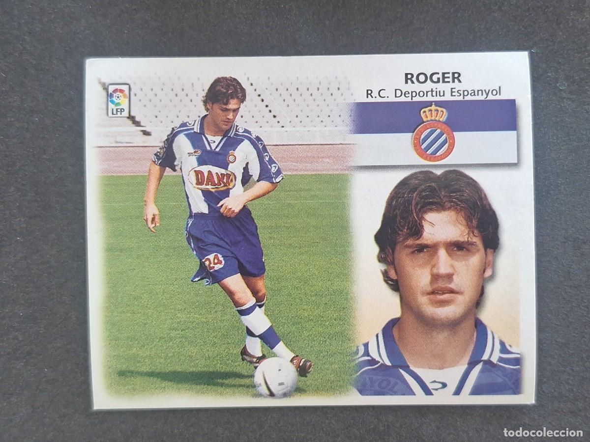 Cromos de f&uacute;tbol: L5 ROGER R. C. D. ESPA&Ntilde;OL COLOCA LIGA ESTE 1999 2000 99 00 NUNCA PEGADO SIN PEGAR