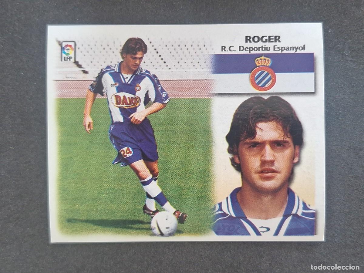 Cromos de f&uacute;tbol: L5 ROGER R. C. D. ESPA&Ntilde;OL COLOCA LIGA ESTE 1999 2000 99 00 NUNCA PEGADO SIN PEGAR