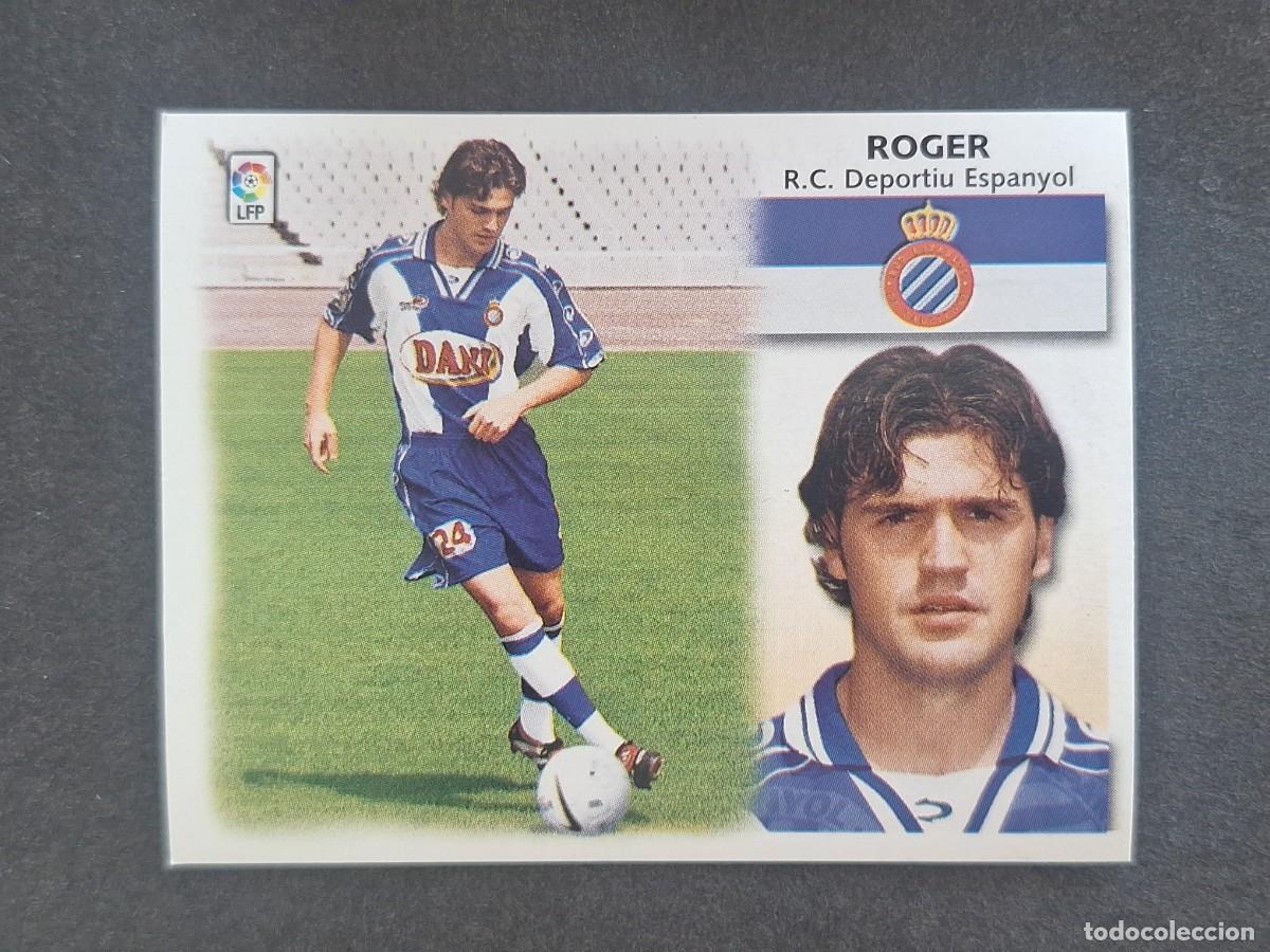 Cromos de f&uacute;tbol: L5 ROGER R. C. D. ESPA&Ntilde;OL COLOCA LIGA ESTE 1999 2000 99 00 NUNCA PEGADO SIN PEGAR