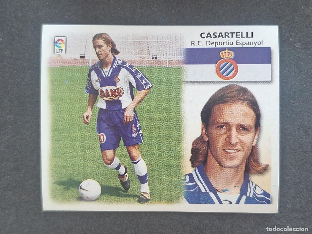 Cromos de f&uacute;tbol: L5 CASARTELLI R. C. D. ESPA&Ntilde;OL COLOCA LIGA ESTE 1999 2000 99 00 NUNCA PEGADO SIN PEGAR