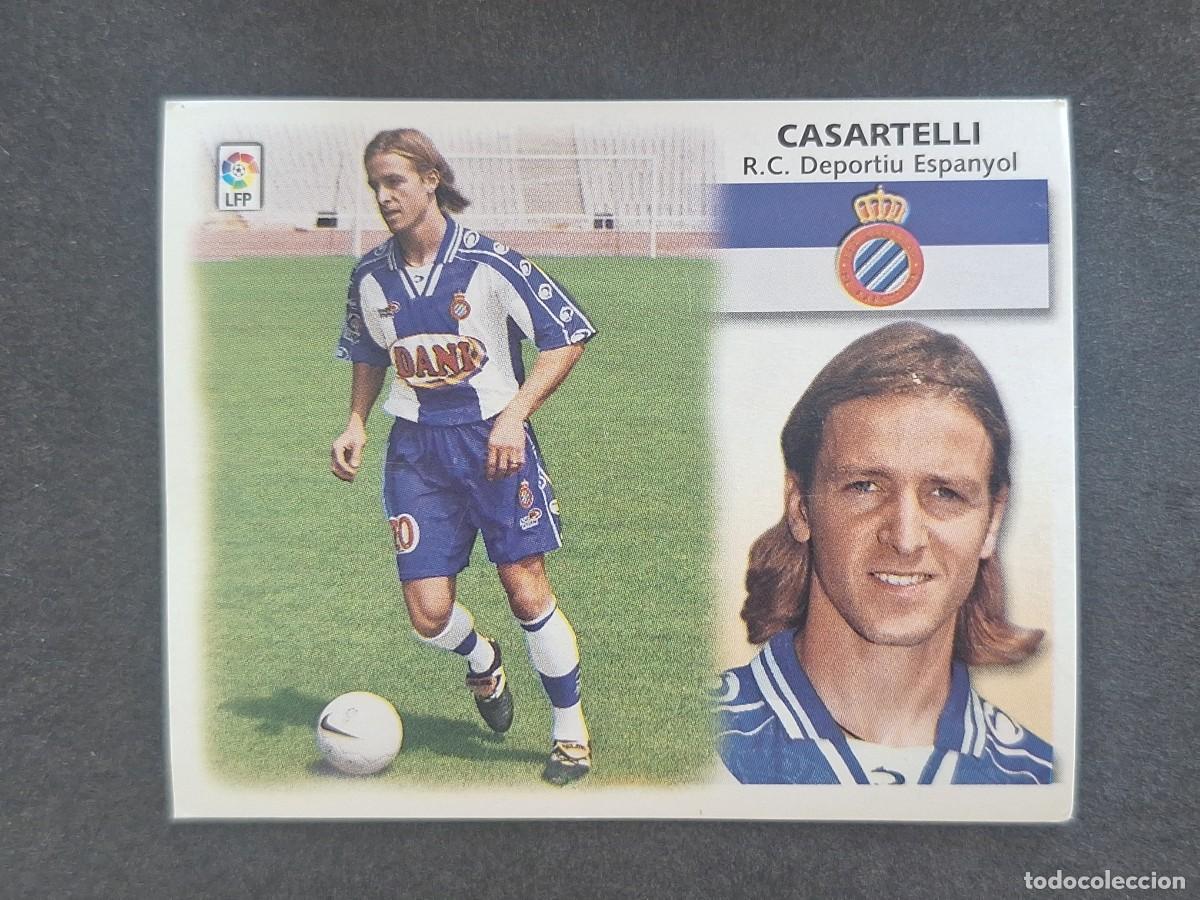 Cromos de f&uacute;tbol: L5 CASARTELLI R. C. D. ESPA&Ntilde;OL COLOCA LIGA ESTE 1999 2000 99 00 NUNCA PEGADO SIN PEGAR