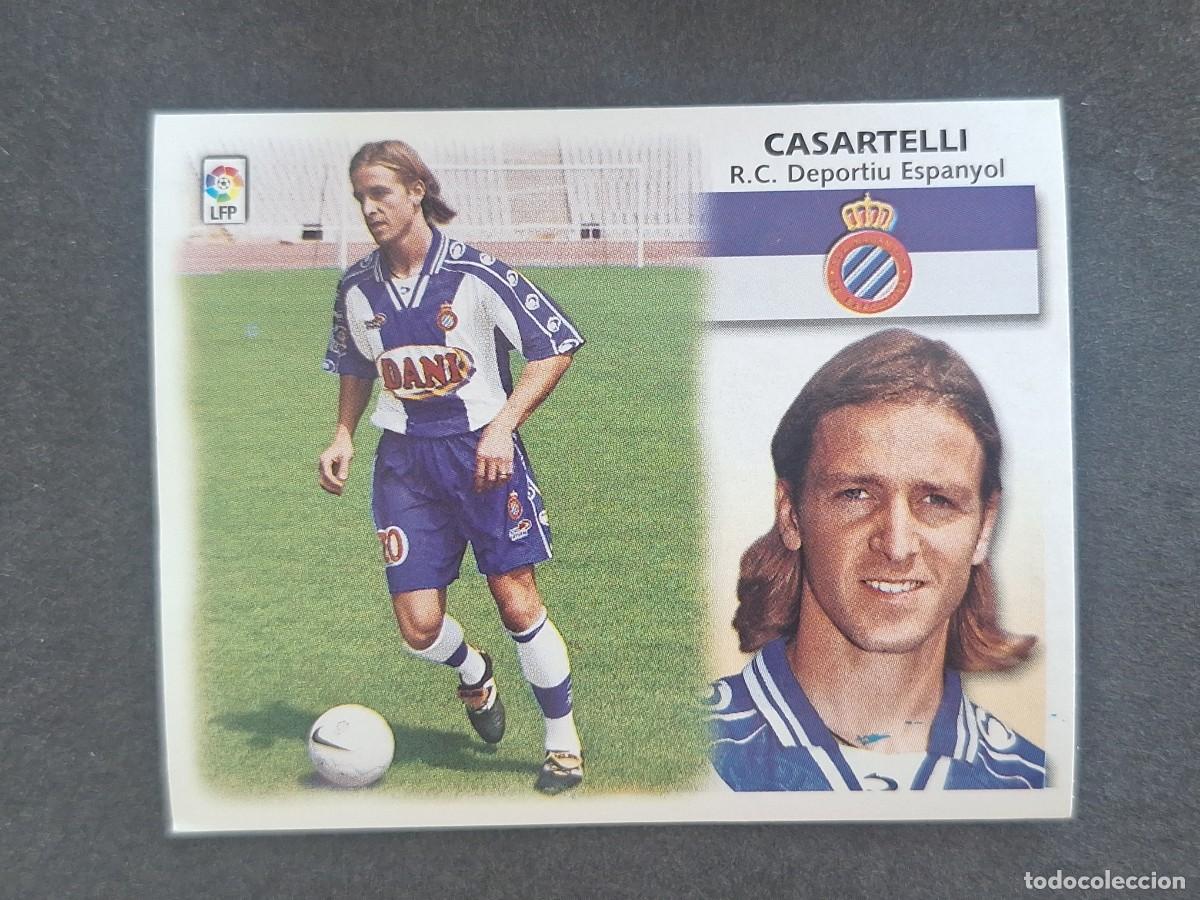 Cromos de f&uacute;tbol: L5 CASARTELLI R. C. D. ESPA&Ntilde;OL COLOCA LIGA ESTE 1999 2000 99 00 NUNCA PEGADO SIN PEGAR