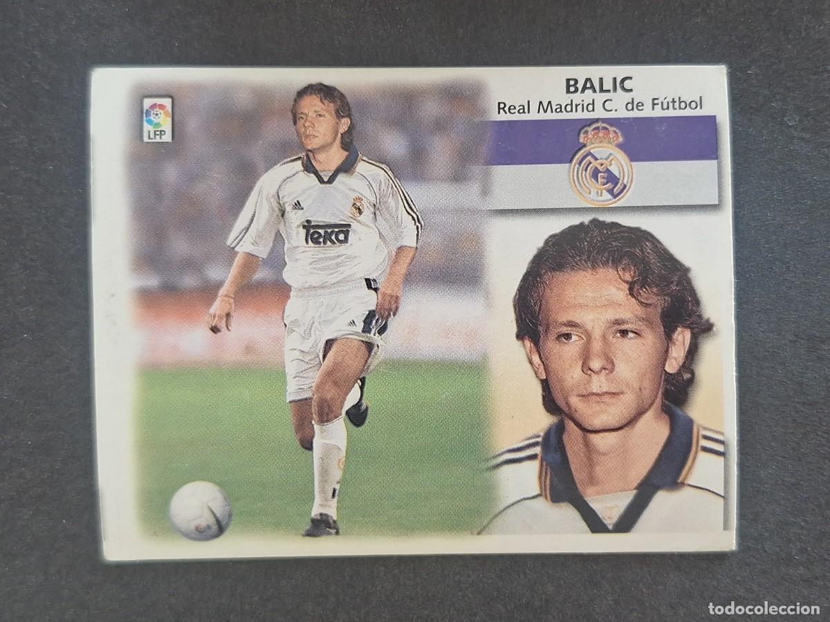 Cromos de f&uacute;tbol: L5 BALIC REAL MADRID COLOCA LIGA ESTE 1999 2000 99 00 NUNCA PEGADO SIN PEGAR