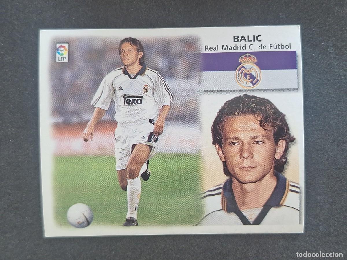 Cromos de f&uacute;tbol: L5 BALIC REAL MADRID COLOCA LIGA ESTE 1999 2000 99 00 NUNCA PEGADO SIN PEGAR
