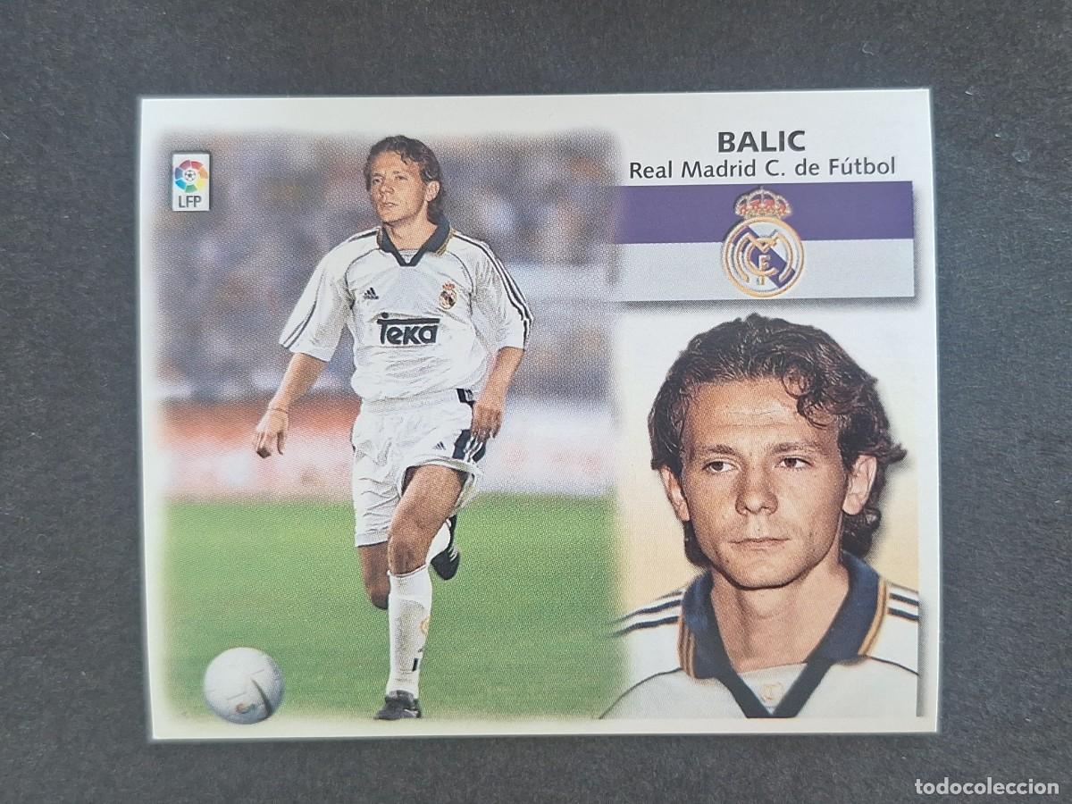 Cromos de f&uacute;tbol: L5 BALIC REAL MADRID COLOCA LIGA ESTE 1999 2000 99 00 NUNCA PEGADO SIN PEGAR