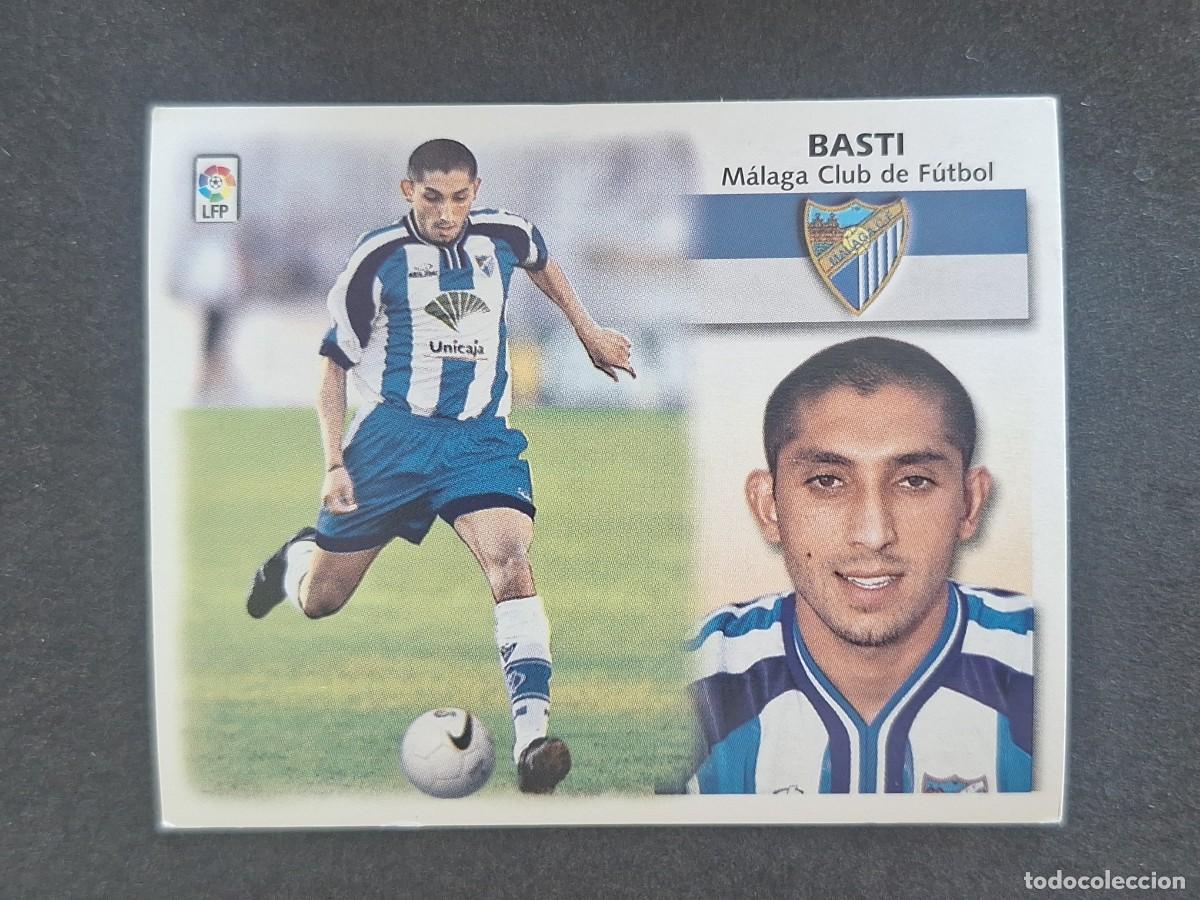 Cromos de f&uacute;tbol: L5 BASTI MALAGA C. F. COLOCA LIGA ESTE 1999 2000 99 00 NUNCA PEGADO SIN PEGAR