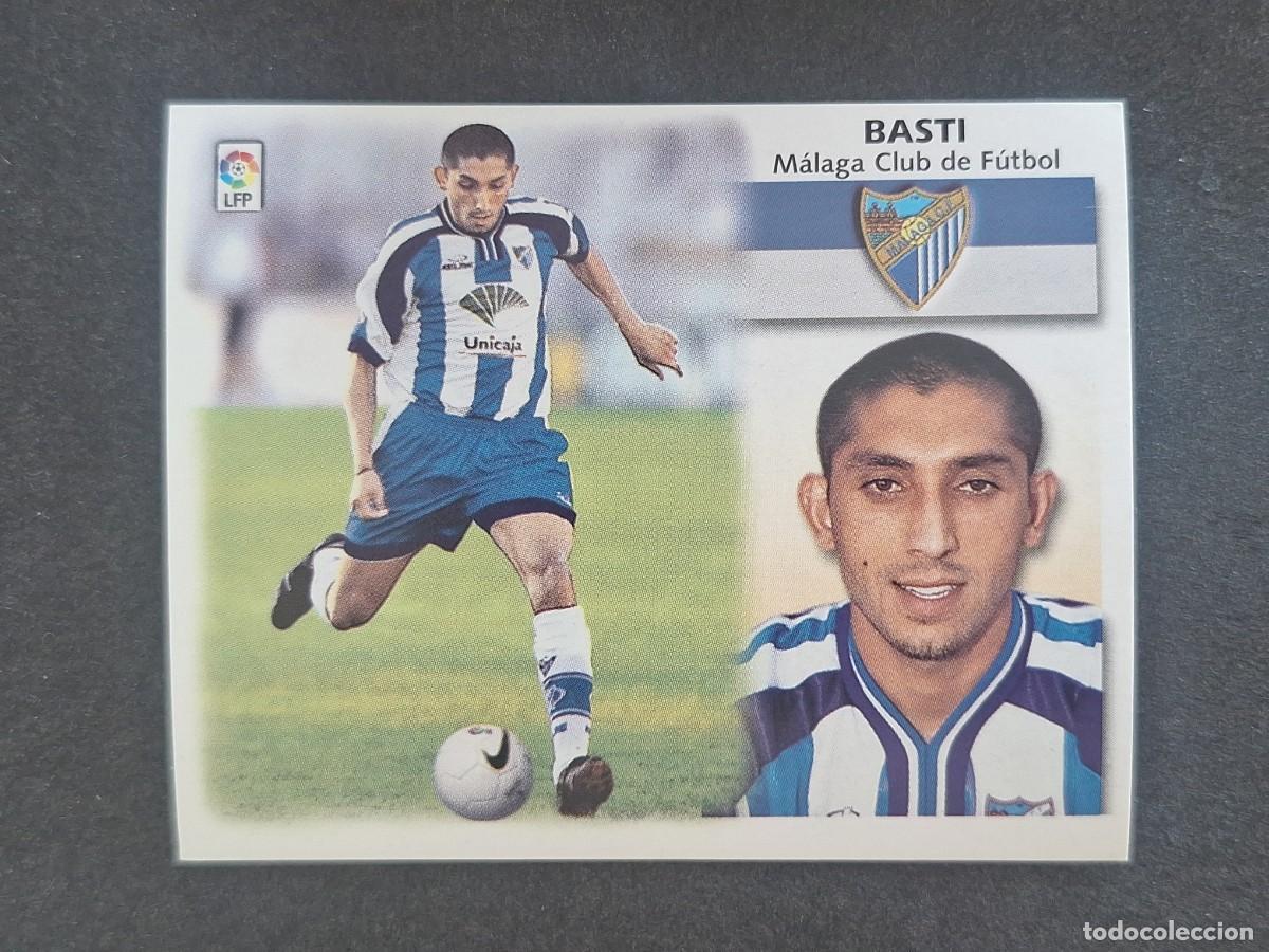 Cromos de f&uacute;tbol: L5 BASTI MALAGA C. F. COLOCA LIGA ESTE 1999 2000 99 00 NUNCA PEGADO SIN PEGAR