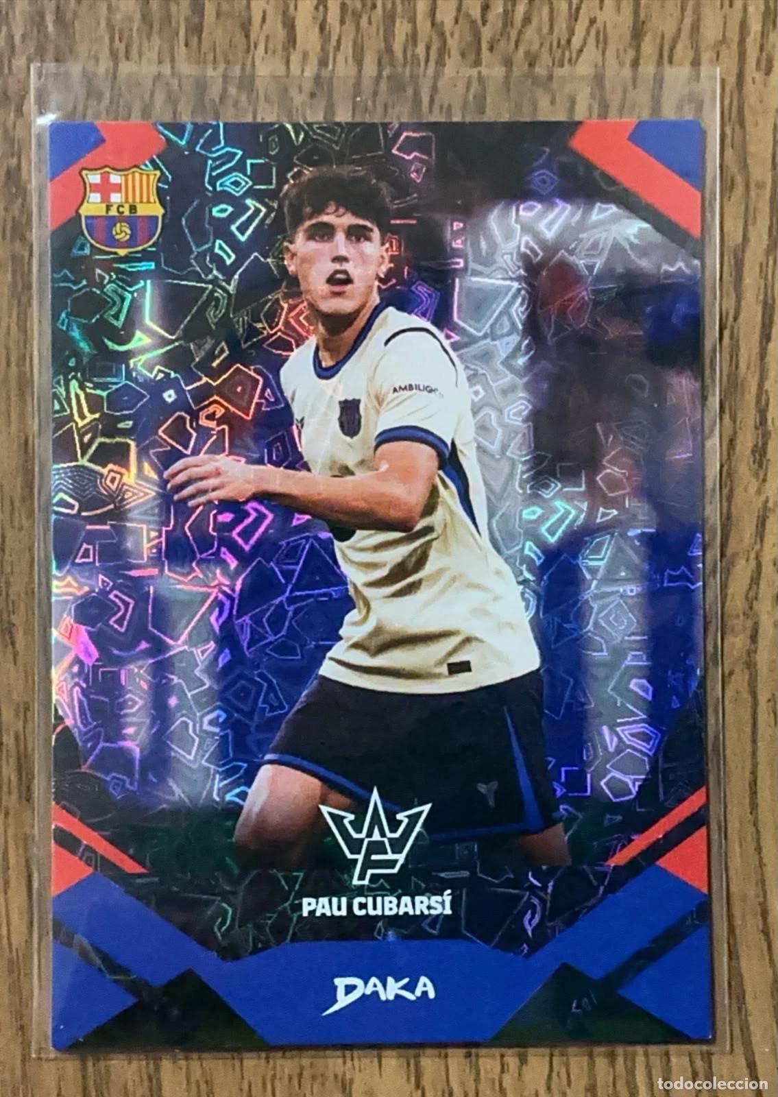 Cromos de f&uacute;tbol: Pau Cubars&iacute; FC Barcelona DAKA 2026 - Black Parallel Holo #13A