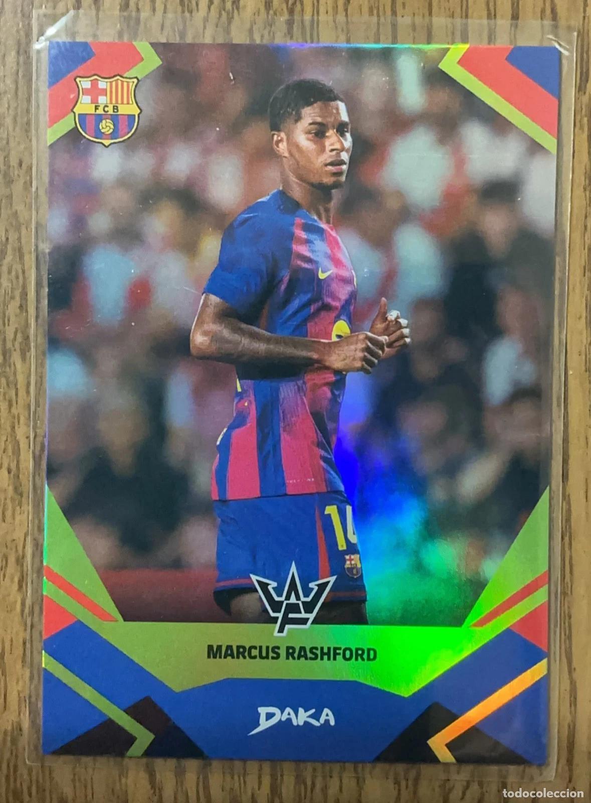Cromos de f&uacute;tbol: Marcus Rashford FC Barcelona 051/179 Daka 2025 2026 Green Parallel