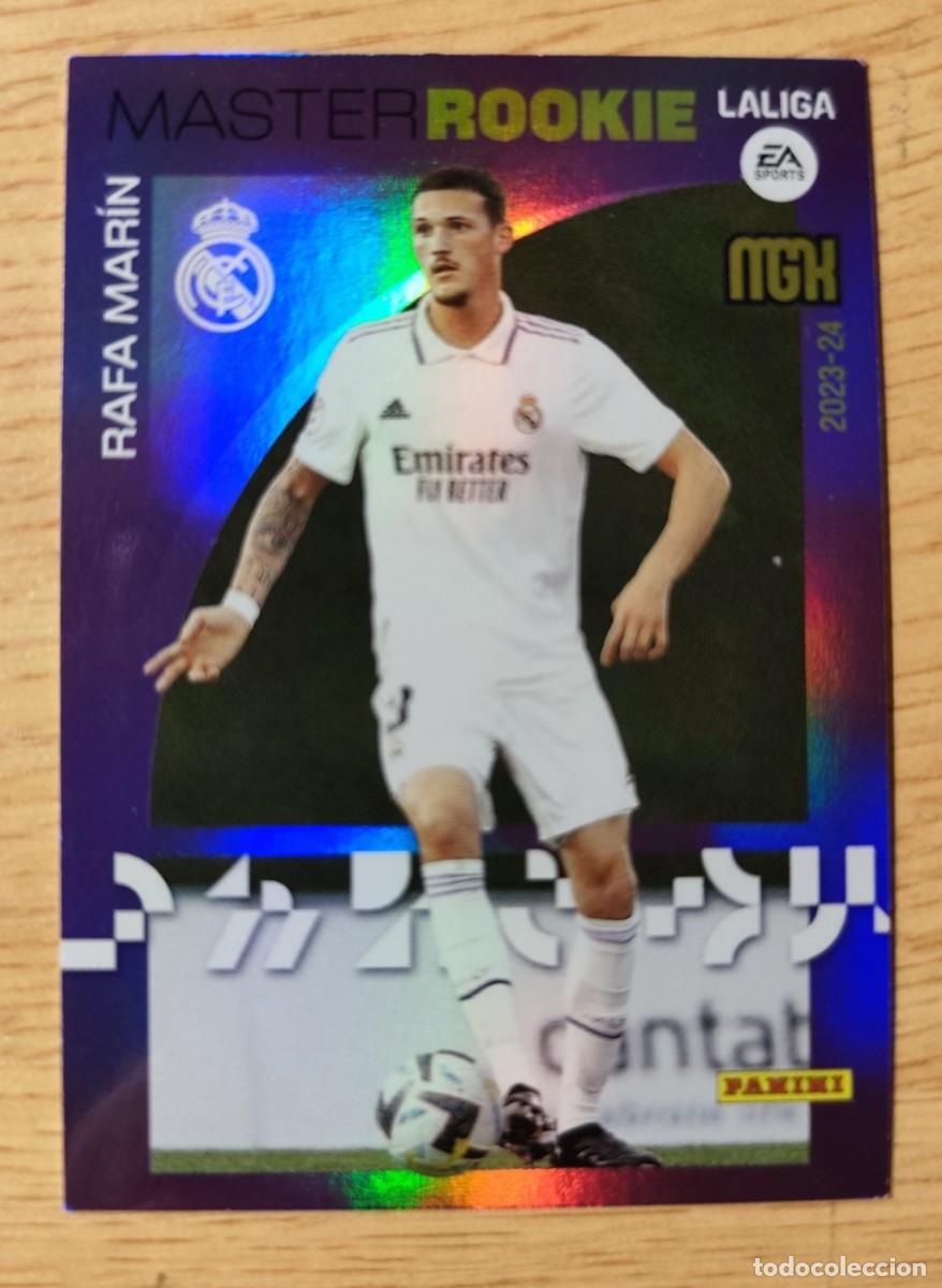 Cromos de f&uacute;tbol: 430 RAFA MARIN REAL MADRID MASTER ROOKIE FICHA ALBUM MEGACRACKS 2023 2024 23 24