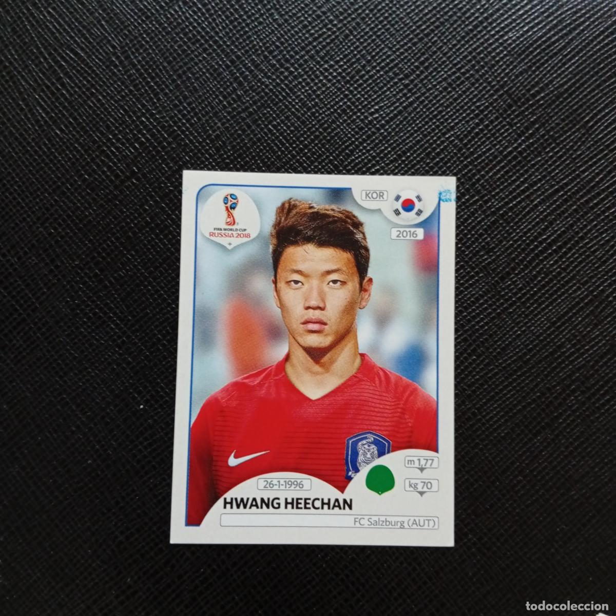 Cromos de f&uacute;tbol: 511 HWANG HEECHAN KOREA PANINI MUNDIAL RUSIA 2018 CROMO FUTBOL 18 - SIN PEGAR - CJ2