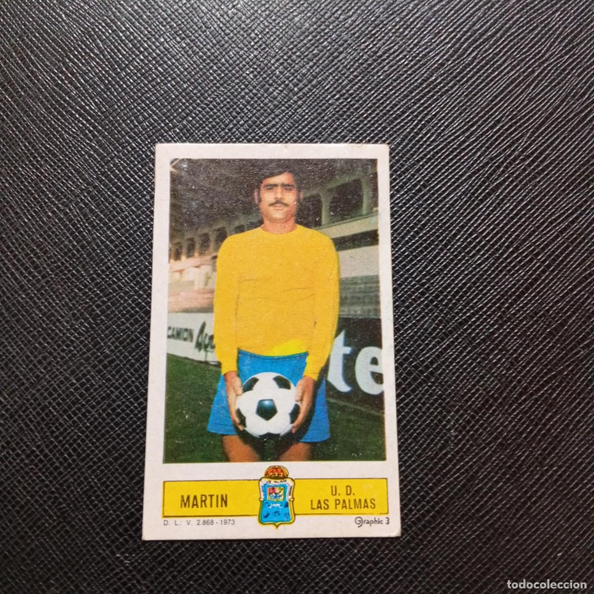 Cromos de f&uacute;tbol: MARTIN LAS PALMAS ESTE 1973 1974 CROMO FUTBOL LIGA 73 74 - DESPEGADO - A205 PG4
