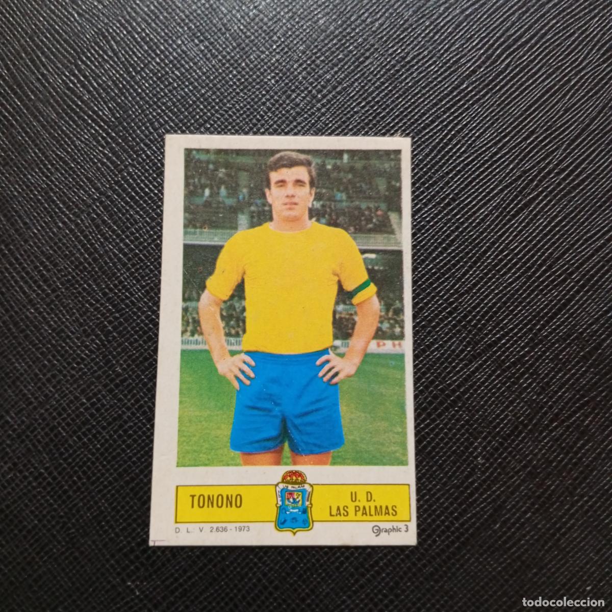 Cromos de f&uacute;tbol: TONONO LAS PALMAS ESTE 1973 1974 CROMO FUTBOL LIGA 73 74 - DESPEGADO - A205 PG4