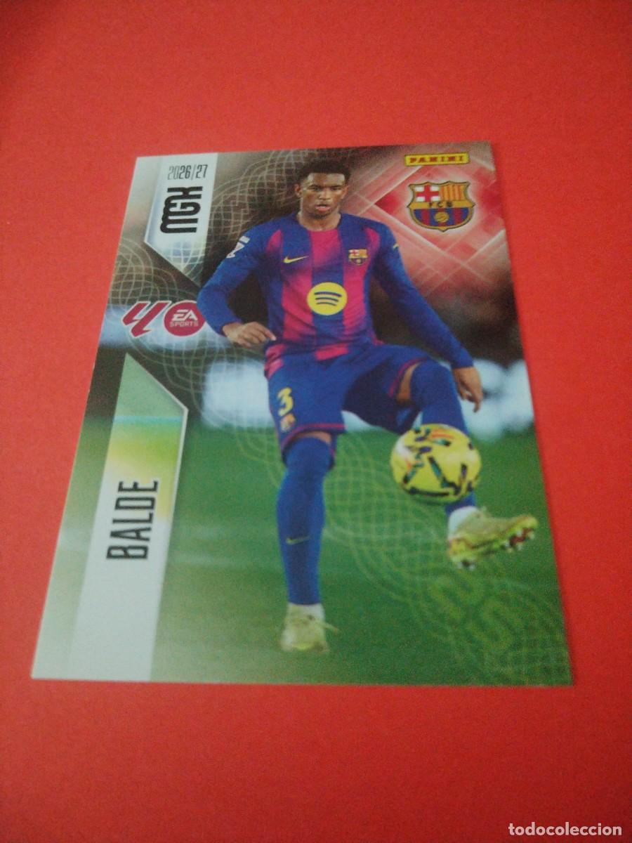 Cromos de f&uacute;tbol: MEGACRACKS 2026 2027 F.C.BARCELONA N 81 BALDE