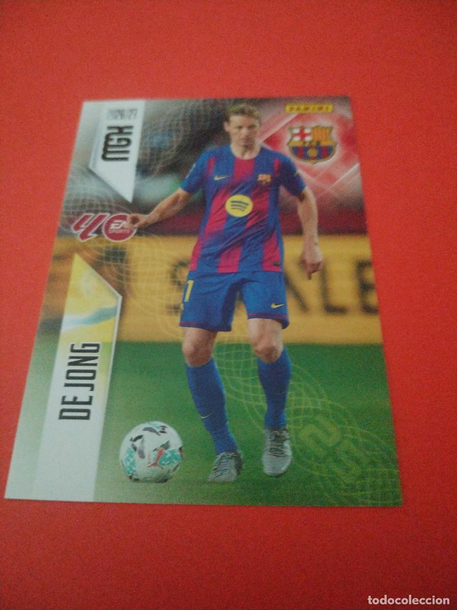 Cromos de f&uacute;tbol: MEGACRACKS 2026 2027 F.C.BARCELONA N 82 DE JONG