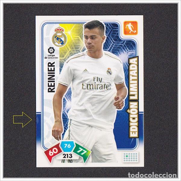 Cromos de f&uacute;tbol: ADRENALYN XL 2019 2020 19 20 PANINI REINIER EDICI&Oacute;N LIMITADA ROOKIE REAL MADRID LIGA ALBUM CARD