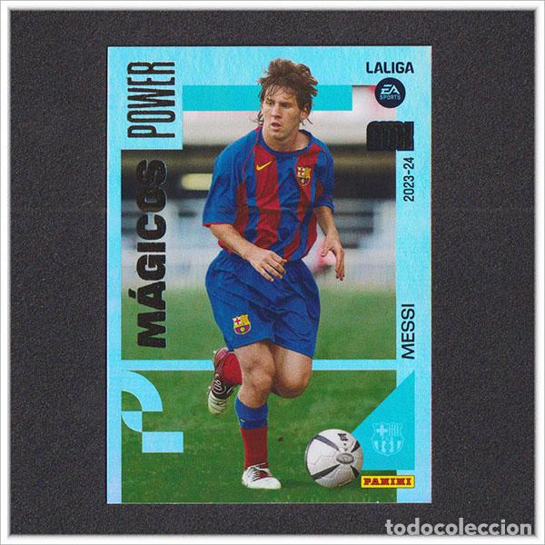 Cromos de f&uacute;tbol: MEGACRACKS 2023 2024 23 24 PANINI LEO MESSI P439 439 M&Aacute;GICOS POWER BARCELONA BAR&Ccedil;A ALBUM LIGA MGK