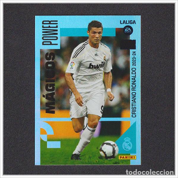 Cromos de f&uacute;tbol: MEGACRACKS 2023 2024 23 24 PANINI CRISTIANO RONALDO P435 435 M&Aacute;GICOS POWER REAL MADRID LIGA MGK