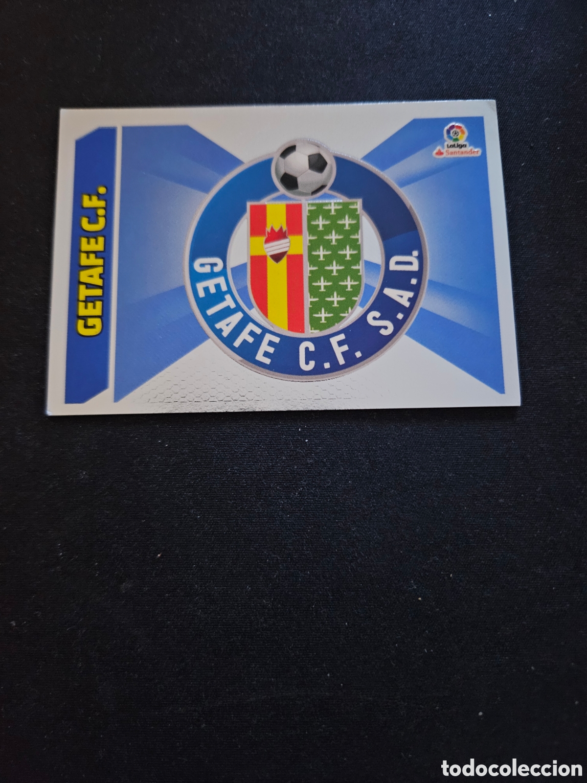 Cromos de f&uacute;tbol: ESCUDO GETAFE C.F. N&ordm; 19 &ndash; LIGA ESTE 2017-18 PANINI 1/2