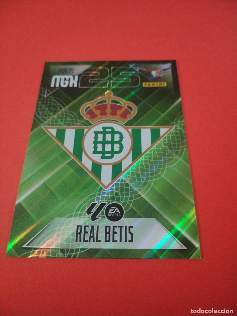 Cromos de f&uacute;tbol: MEGACRACKS 2026 2027 REAL BETIS N 91 ESCUDO