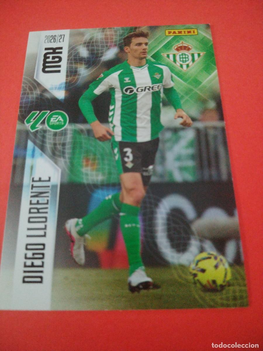 Cromos de f&uacute;tbol: MEGACRACKS 2026 2027 REAL BETIS N 96 LLORENTE