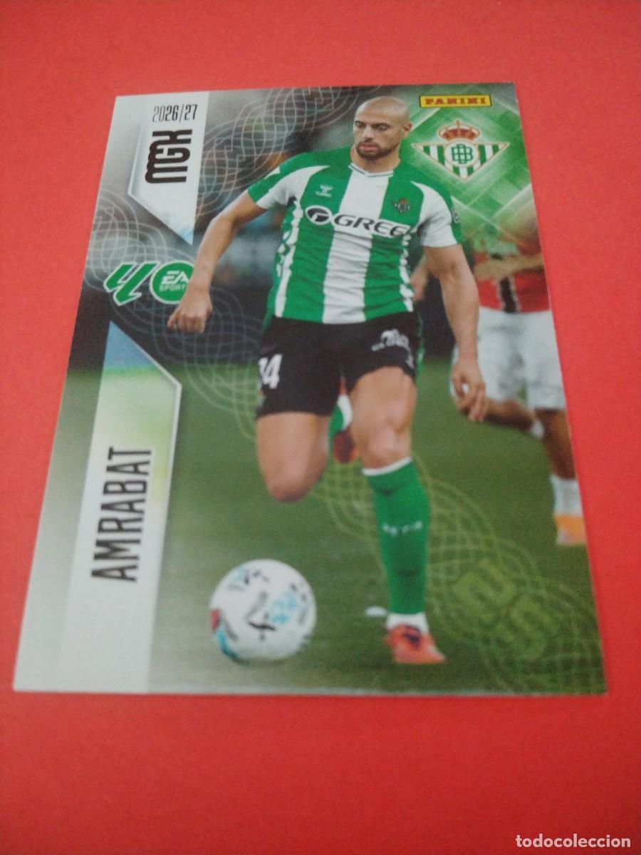 Cromos de f&uacute;tbol: MEGACRACKS 2026 2027 REAL BETIS N 100 AMRABAT