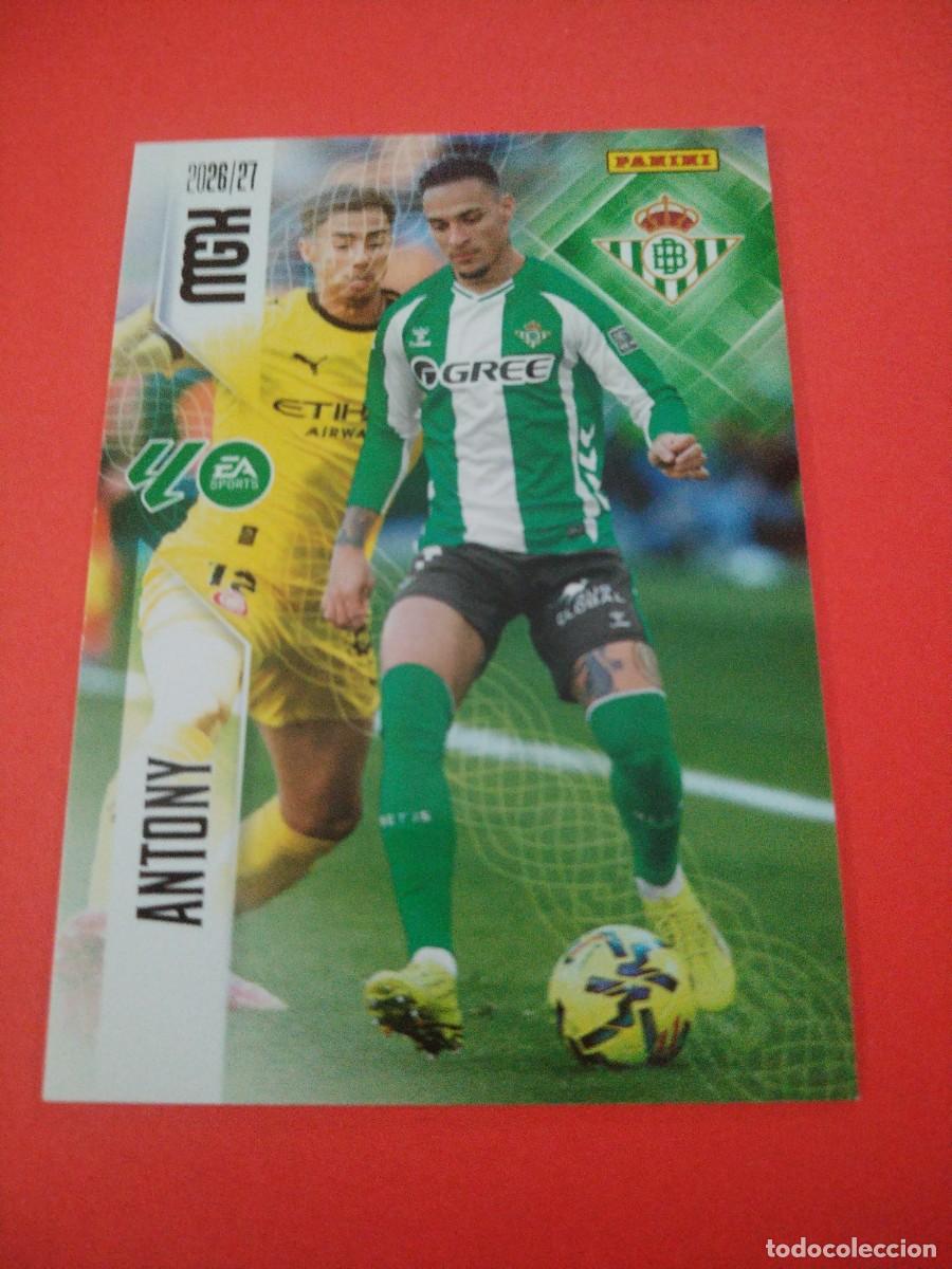 Cromos de f&uacute;tbol: MEGACRACKS 2026 2027 REAL BETIS N 106 ANTONY